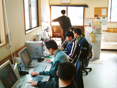 パソコンルームの様子です。